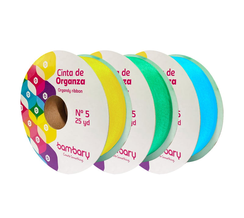 Cinta Organza N°5 x 25 yd Cinta Organza N°5 x 25 yd