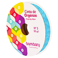 Cinta Organza N°3 x 50 yd Cinta Organza N°3 x 50 yd
