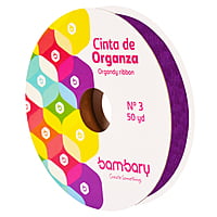 Cinta Organza N°3 x 50 yd Cinta Organza N°3 x 50 yd