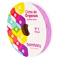 Cinta Organza N°3 x 50 yd Cinta Organza N°3 x 50 yd