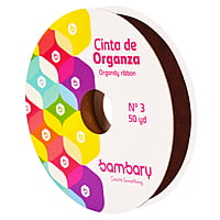 Cinta Organza N°3 x 50 yd Cinta Organza N°3 x 50 yd