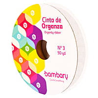 Cinta Organza N°3 x 50 yd Cinta Organza N°3 x 50 yd
