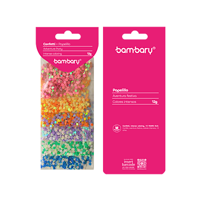 Escarcha Confetti Mini 12 g (2 g x 6 Bolsas)