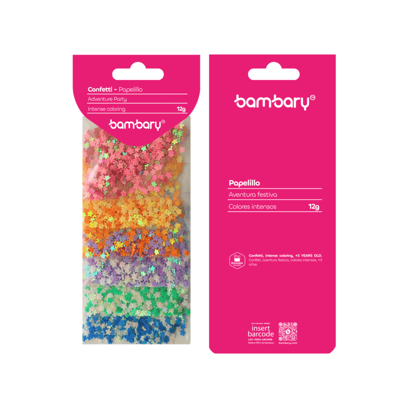 Escarcha Confetti Mini 12 g (2 g x 6 Bolsas)