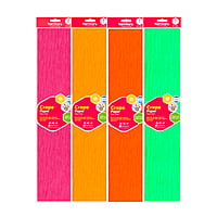 Papel Crepe 50cm x 2 mts A/S Neon