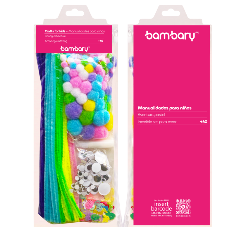 Set para Manualidades Aventura Candy (+60 Und)