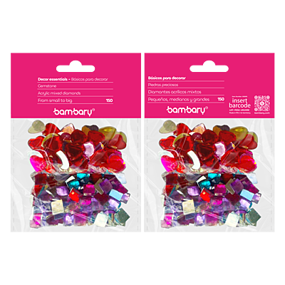 Set de Manualidades Diamantes Acrílicos (150 Und)