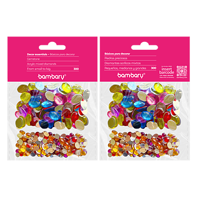 Set de Manualidades Diamantes Acrílicos (300 Und)