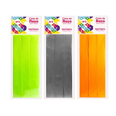 Cinta Raso Madeja No. 3 (5/8" o 15 mm) A/S x 5 m